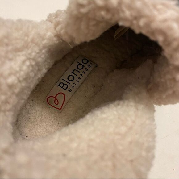 Blondo Serene Waterproof Green Suede Moc Slipper shoes boots sherpa lined 7 - Picture 8 of 8